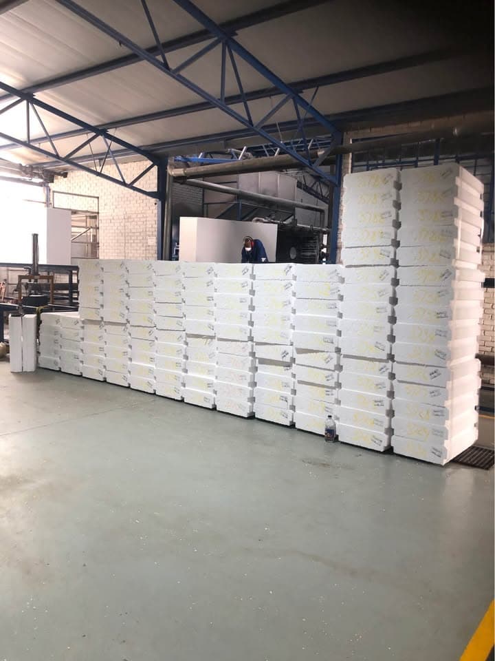 Structural framework in place for a new build